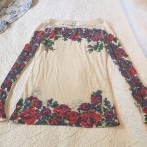 Free People Long Sleeve Top Size M